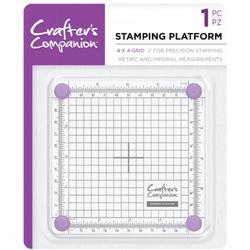 Crafters Companion Stempel platform - 4x4 inch (10x10 cm)